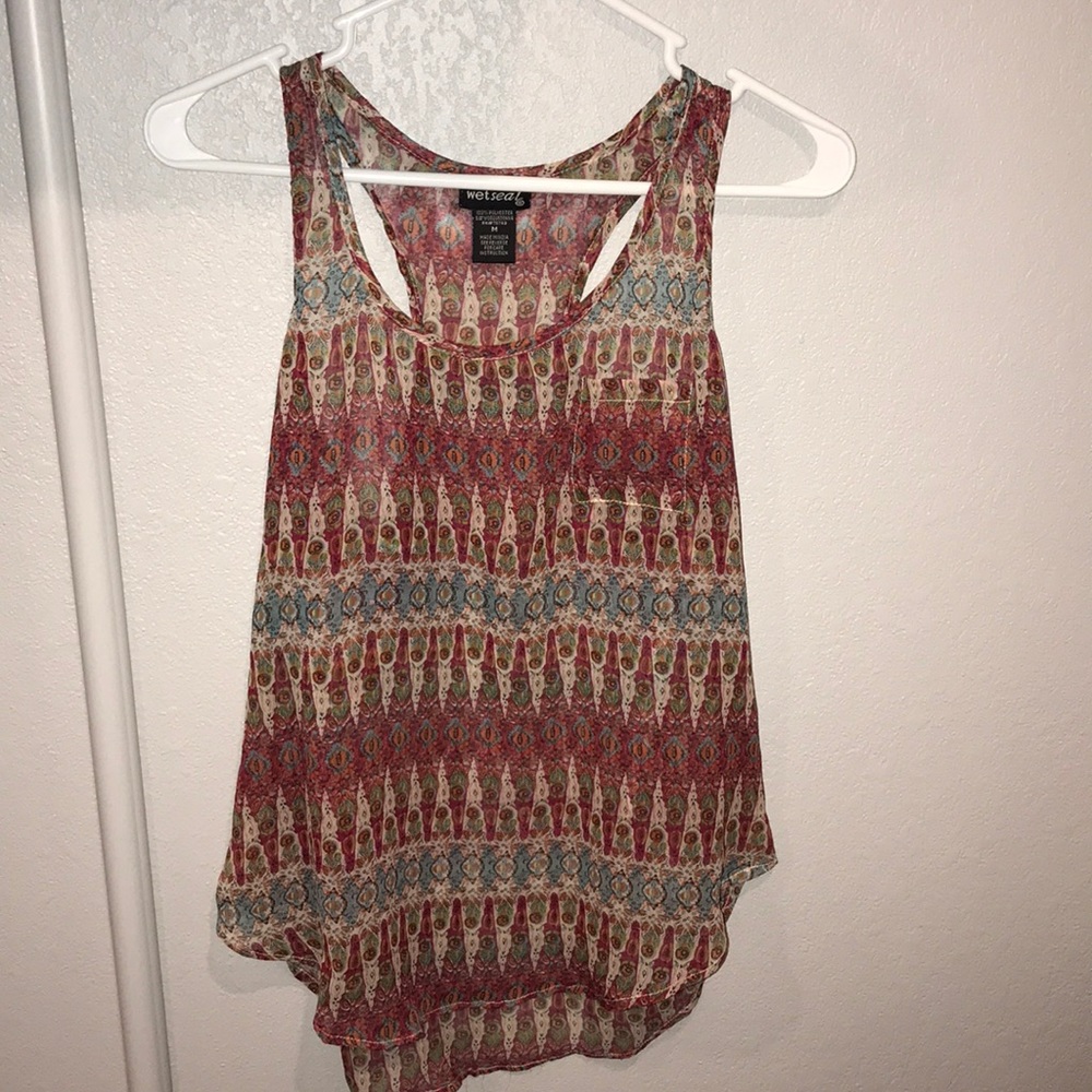 Patterned tank top